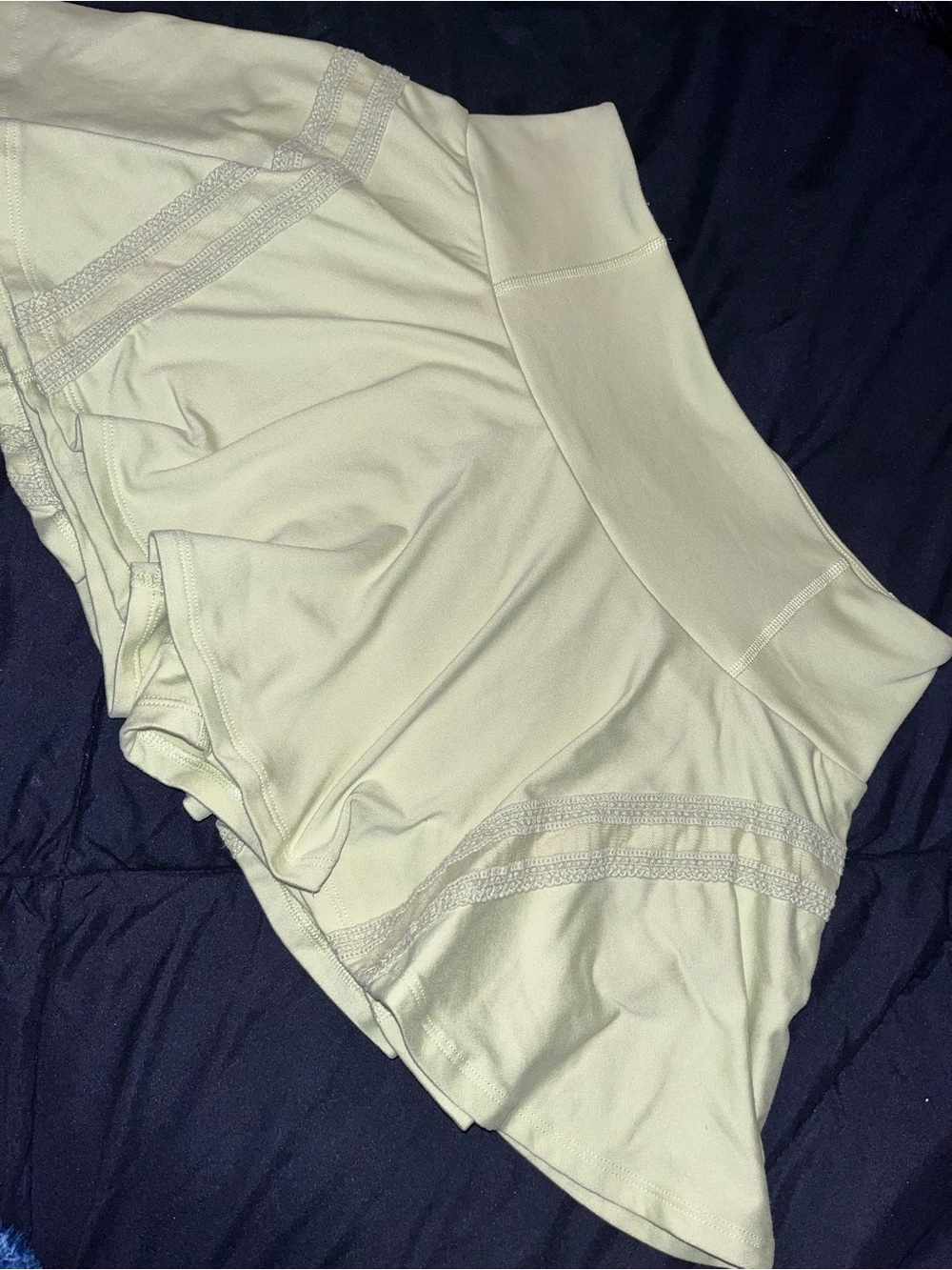 Free People Light Cream Skater Briefs